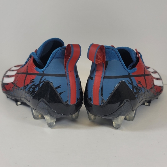 Adidas x PlayStation Adizero 12.0 SpiderMan Football Cleats Mens 8.5 IG9727 - Picture 3 of 10